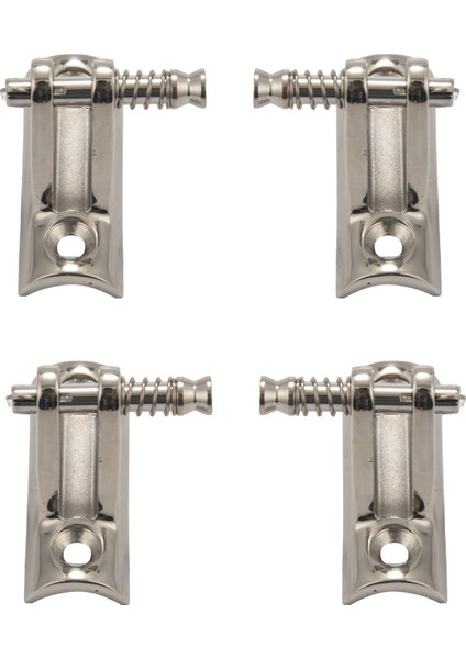 Tekne Bimini Üst Güverte Menteşeler Montajlı Içbükey Taban Donanımı Çıkarılabilir Pimler Çifti 4 (Yurt Dışından)