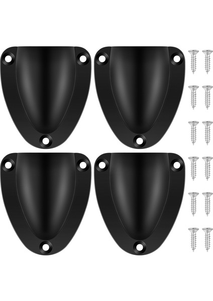 4 Pcs Naylon 2 5 Inç Deniz Kablo Kablo Havalandırma Kapağı Tekne Için Clamshell Havalandırma Pürüzsüz Kenar Kalınlığı 1/8 Inç Tel Havalandırma Kapağı (Yurt Dışından)