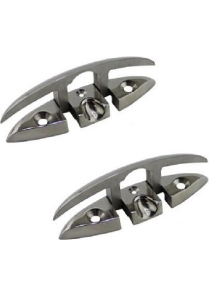 2pcs 316 Paslanmaz Çelik Katlama Kelepçeleri Çeken Katlanır Kelepçe 5 Inç Ağır Hizmet Deniz Donanımı Üretiyor (Yurt Dışından)