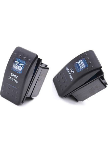 2 Adet Araba Teknesi Arb Carling Çift LED Işık Rocker Switch Spst On -Off 12/24V Ce 10A - Boyut1 ve Boyut3 (Yurt Dışından) fiyatları