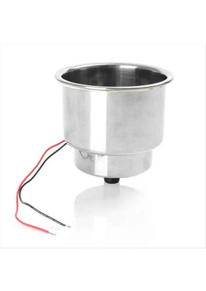 Paslanmaz Çelik LED Fincan Tutucu Içecek Tutucu Tekne Aksesuarları Için Yerleşik Deniz Teknesi LED Için Drenaj ile Eklenti (Yurt Dışından)