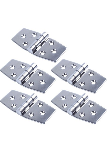 5 Adet 76 x 38 mm Tekne Hatch Bölmesi Için Deniz Paslanmaz Çelik Menteşe Aksesuarları Menteşeler (Yurt Dışından)
