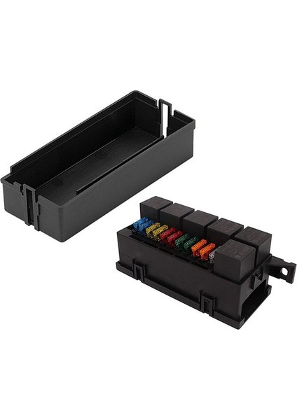 11 Yol Rölesi Sigorta Bloğu 6 Röleli ve Metalik Pim Terminaliyle Evrensel Su Geçirmez Sigorta Röle Kutusunu Tutar (Yurt Dışından)