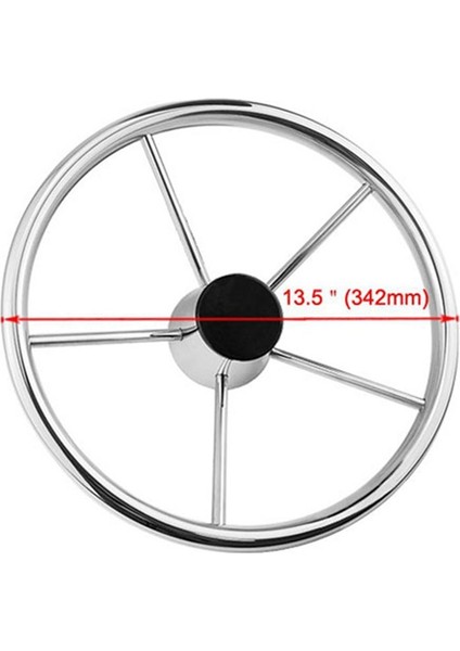 Tekne Direksiyon Simidi Paslanmaz Çelik 5 Konuşma 13 5inç Çoğu Deniz Yat Teknesi Teknavat Ekipmanı Aksesuarları (Yurt Dışından) fırsatları