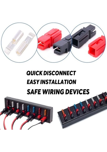 Anderson Powerpole Birbirine Bağlı Fiş Terminalleri Için 10 Çift 30A 600V Güç Konektör Aksesuarları Yalıtım Kapağı (Yurt Dışından)