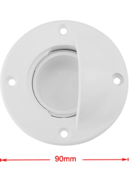 2x Evrensel Beyaz Naylon Deniz Teknesi Transom Güverte Montajı Drenaj Scupper Valf Vidalı Kapak Bung Tıpa Değiştirme (Yurt Dışından) modelleri