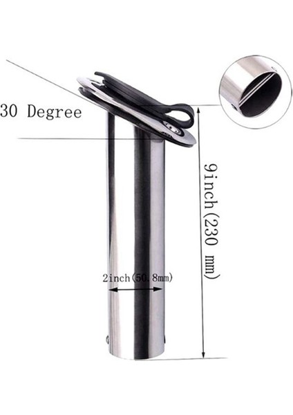 3 Pcs 15/30 / 90 Derece Balıkçılık Kutbu Stand Paslanmaz Çelik Flush Montaj Balıkçılık Çubuğu Tutucu Tekne Aksesuarları Deniz (Yurt Dışından) indirimleri
