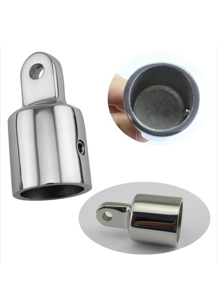 Tek Vida 316 Paslanmaz Çelik 25MM Göz Ucu Kapağı Bimini Üst Donanım Deniz Botu Yat Dış Göz Ucu Gölgelik Tüp Ucu (Yurt Dışından) modelleri