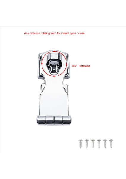 5x Paslanmaz Çelik Deniz Tekne Güverte Locker Hatch Mandal Tatırıcı Döner Kapı Tokası Deniz Donanım Tekne Aksesuarları (Yurt Dışından) fırsatları