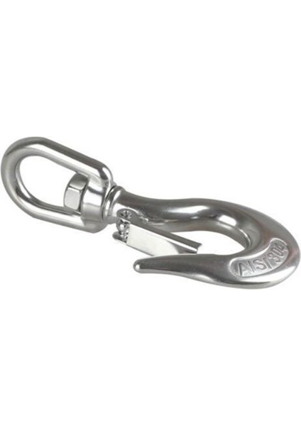 Paslanmaz Çelik Döner Karakalı Serbest Bekleme Teknesi Ankraj Zinciri Göz Kemeri Döner Snap Snap Hook Deniz Mimari 1500KG (Yurt Dışından)