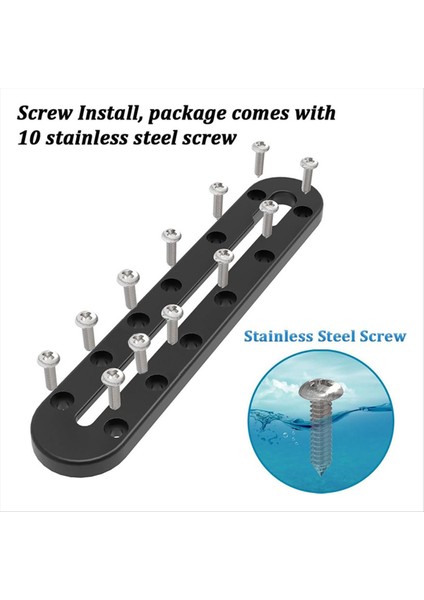 Fishing Rod Tutucu Için Kayak Track Kupa Tutucu Için Kayak Gear Track Aksesuarları Kürek Tutucuları Için Kayak Demiryolu Track (Yurt Dışından) modelleri