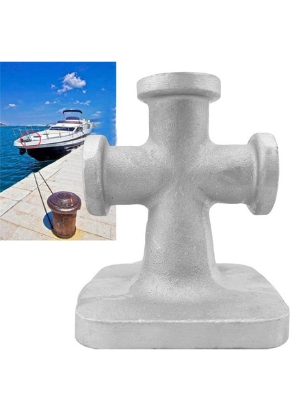 Tekne Tek Çapraz Bullard Dock Mooring Cleat Çapraz Bit Çapraz Bullard Katı Katı Katı Tekne Güverteleri Için (Yurt Dışından) fırsatları