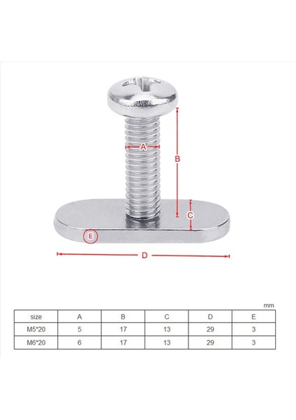 16 Pcs Kayak Ray/trach M6 Vidalar ve Fındık T Yuva Cıvatası Yedek Paslanmaz Çelik Dişli Montaj Cıvatası Kayak Aksesuarları (Yurt Dışından) fiyatları