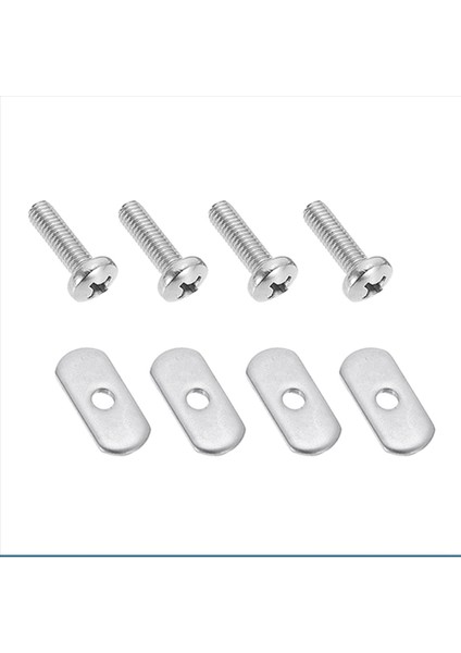16 Pcs Kayak Ray/trach M6 Vidalar ve Fındık T Yuva Cıvatası Yedek Paslanmaz Çelik Dişli Montaj Cıvatası Kayak Aksesuarları (Yurt Dışından) fırsatları