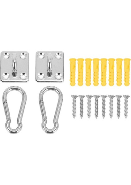 16 Set Askıda Tavan Duvar Montajı U Şekilli Kancalar Paslanmaz Çelik Ağır Hizmet Tipi Çok Işlevli Hamak Hamak Kancası (Yurt Dışından) fırsatları