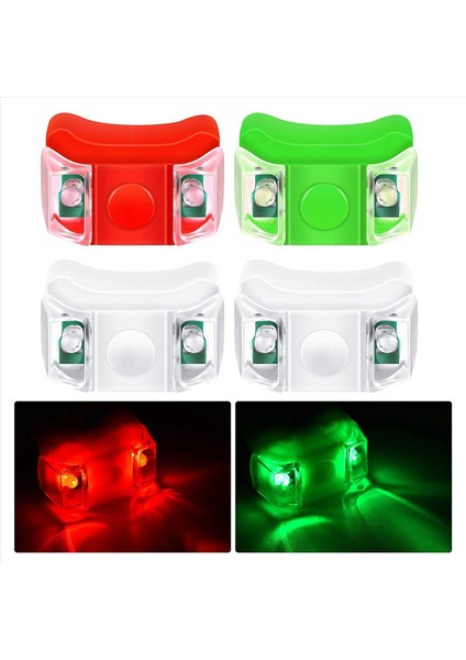 12 x LED Tekne Navigasyon Işıkları Tekne Yat Motorlu Bisiklet Bisikleti Avlanma Gecesi Balıkçılık (Kırmızı Yeşil Beyaz) (Yurt Dışından) fiyatları