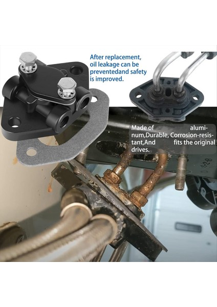 21970 Trım Hatı Silindir/manifold Konektör Kiti Mercruiser Alfa Bravo Sürücüleri Için 98825A4 8M0080805 8M0137703 (Yurt Dışından) fiyatları