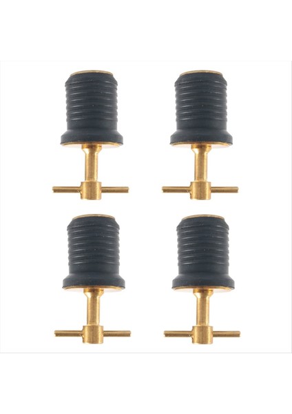 Pirinç T-Handle Tahliye Tapası Deniz Teknesi Tahliye Tapaları 1 Inç Draıns Için Tüm Kilitler Büyük Taşıyor ve Seal Tasarım Kauçuk Tapaları 4 Pcs (Yurt Dışından) indirimleri