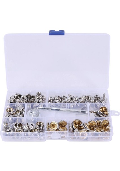 600 Parçalı Paslanmaz Çelik Deniz Sınıfı Tuval ve Döşemelik Tekne Kapağı Snap Düğme Tutucu Kiti (Yurt Dışından) fiyatları