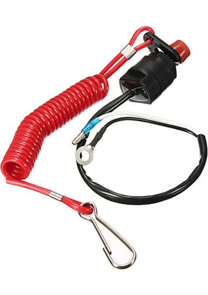 2x Boat Motor Acil Durum Kill Stop Switch Yamaha /tohatsu Dıştan Takma Durdurma Switch Kesme Anahtarları (Yurt Dışından) indirimleri