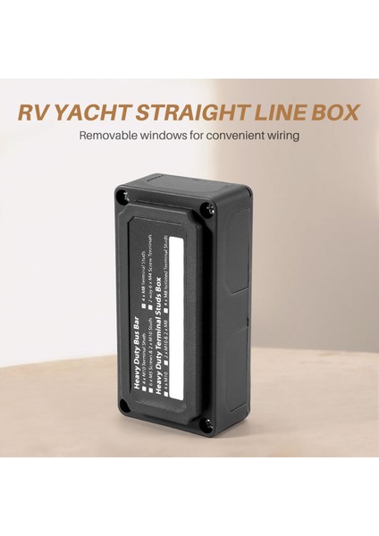 Dc 48V 300A 4 Terminal Saplamaları Araba Teknesi Için Busbar Güç Dağıtım Bloğu (Siyah) (Yurt Dışından) fiyatları