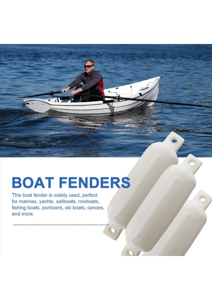 Tekne Çamurluk Tamponlar Pvc Dock Tamponlar Tekne Koruma Şamandıraları Yelkenli Bota Mooring Tampon Balıkçı Teknesi (3pcs) (Yurt Dışından) fırsatları