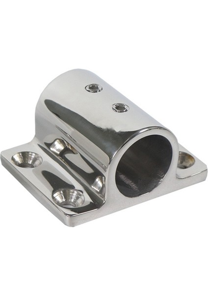 Dayanıklı 316 Paslanmaz Çelik Deniz Teknesi El Ray Demiryolu 90 Derece Stanchıng Drecturge Taban Montajı 25MM (Yurt Dışından)