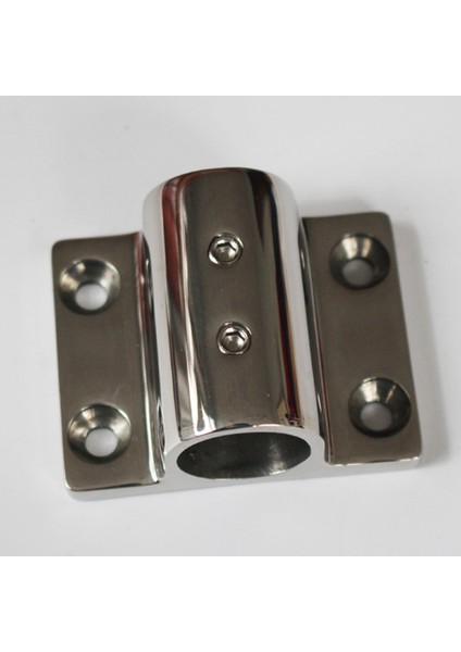 Dayanıklı 316 Paslanmaz Çelik Deniz Teknesi El Ray Demiryolu 90 Derece Stanchıng Drecturge Taban Montajı 25MM (Yurt Dışından) fırsatları