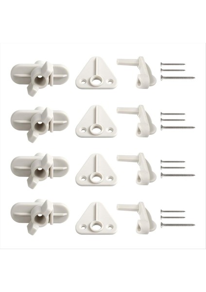 Pontoon Gate Mandal Değiştirme Kiti 4pcs Pontoon Gate Mandal 1-1 25 Inç Çerçeveler Tekne Kapı Mandalları Menteşeli Kapılar (Yurt Dışından) modelleri