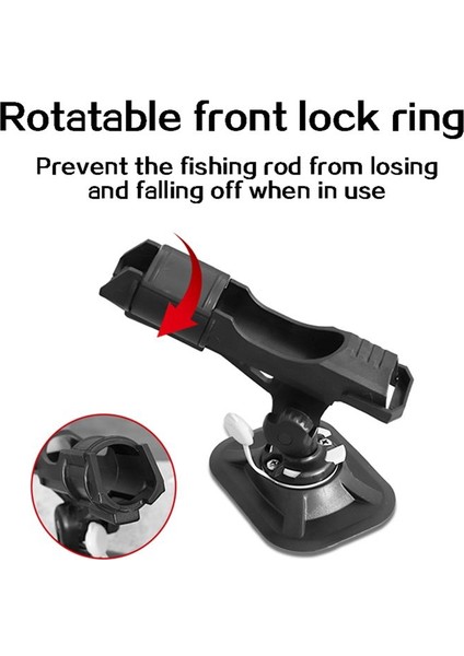 Tekne Kayık Olta Çubuğu Tutucu Aksesuarları Küçük Tekne Sal Balıkçılık Aracı Pvc Sup Tahta Çubuk Tutucu Düzeltme Kutup Montaj Açısı (Yurt Dışından) fiyatları