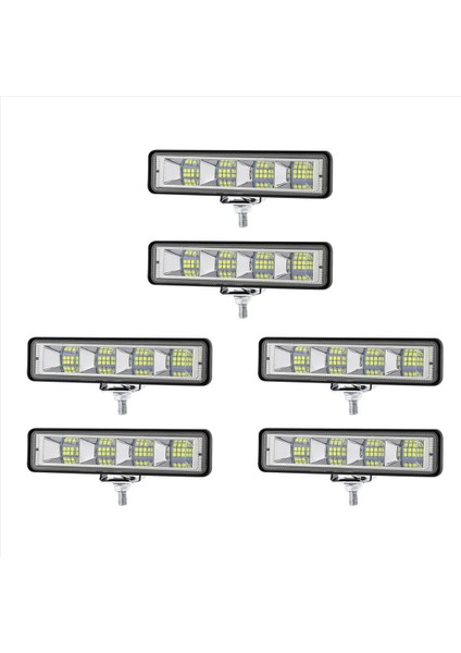 Su Geçirmez LED Tekne Işıkları 6 Işık 72W Su Geçirmez Test Edilmiş Güverte/rıhtım Deniz Işıkları 2200LMS 120 ° Sel Işığı Gemi Işıkları (Yurt Dışından)