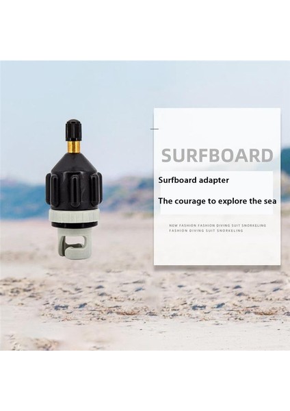 Sup Kürek Hava Meme Kayağı Hava Valf Adaptörü Yerleşik Pompa Şişirilebilir Adaptör Pompası Hava Şişirme Konnektör Aracı (Siyah) (Yurt Dışından) fiyatları