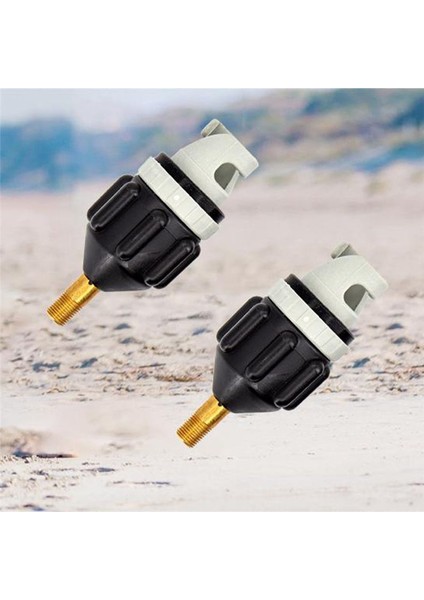 Sup Kürek Hava Meme Kayağı Hava Valf Adaptörü Yerleşik Pompa Şişirilebilir Adaptör Pompası Hava Şişirme Konnektör Aracı (Siyah) (Yurt Dışından) indirimleri