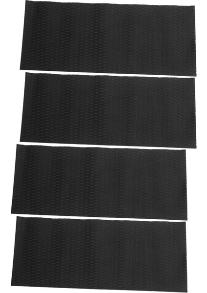 4x Su Scooter Sıkılmamış Deniz Döşeme Sentetik Eva Köpük Sayfası 37X92CM Jet-Ski Siyah Sörf Tahtası Mat Kayak (Yurt Dışından)