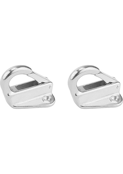 Deniz Botu Çamurluk Kancaları Paslanmaz Çelik Yay Çıtçıt Tipi Çamurluk Avlama Kanca Askısı 4 Adet (Yurt Dışından)