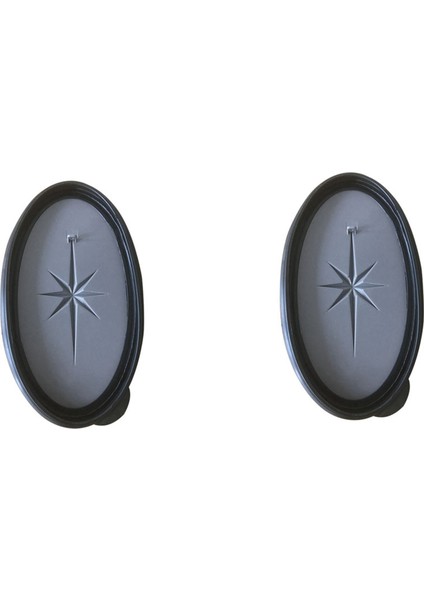 2x Kayak Kapağı Kayık Kürek Teknesi Güverte Tabağı Kayak Tekne Güverte Kapağı Su Geçirmez Kayık Tekne Aksesuarları Gri (Yurt Dışından)