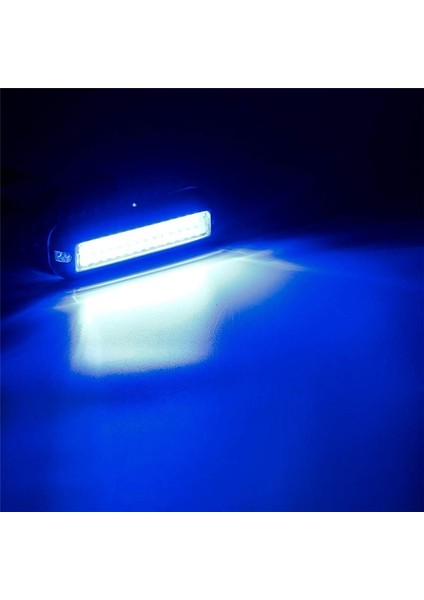 50W 42 Leds Tekne Transom Işık Paslanmaz Çelik Su Geçirmez Deniz Teknesi Sualtı Pontoon Transom Lambası Evrensel Mavi (Yurt Dışından)