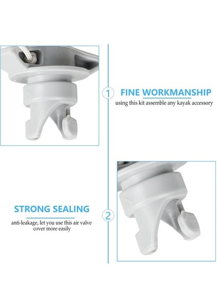 4pcs Şişme Sal Valfleri Kapaklar Kapak Sandık Vanaları Fiş Tekne Aksesuarları (Yurt Dışından) indirimleri