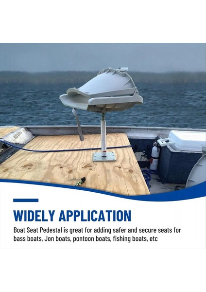 Tekne Koltuğu Döner Eze 3 Pc Kaide Seti 11 Inç Galvanizli 3/4inç Taban Döner-Eze (Yurt Dışından)