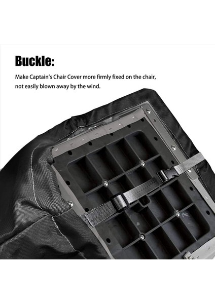 4x Tekne Katlanır Koltuk Kapağı Su Geçirmez Ağır Hareketli Balıkçı Sandalyesi Kapak Koruması Siyah (Yurt Dışından) fiyatları