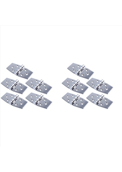 10 Adet 76 x 38 mm Tekne Hatch Bölmesi Için Deniz Paslanmaz Çelik Menteşe Aksesuarları Menteşeler (Yurt Dışından)