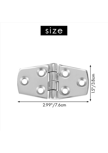 10 Adet 76 x 38 mm Tekne Hatch Bölmesi Için Deniz Paslanmaz Çelik Menteşe Aksesuarları Menteşeler (Yurt Dışından) modelleri