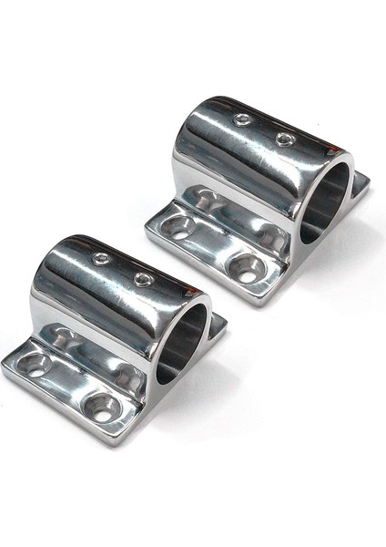 1 Çift Deniz Teknesi El Ray 316 Paslanmaz Çelik 90 Derece Dikdörtgen Dikdörtgen Taban 22MM Tüp Için El Rayı (Yurt Dışından)