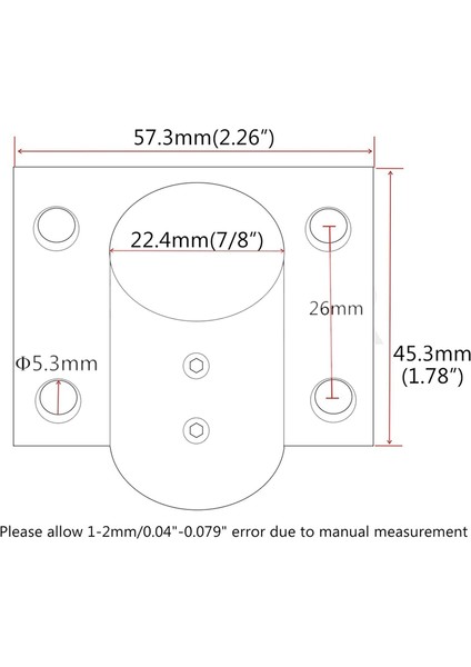 1 Çift Deniz Teknesi El Ray 316 Paslanmaz Çelik 90 Derece Dikdörtgen Dikdörtgen Taban 22MM Tüp Için El Rayı (Yurt Dışından) fiyatları