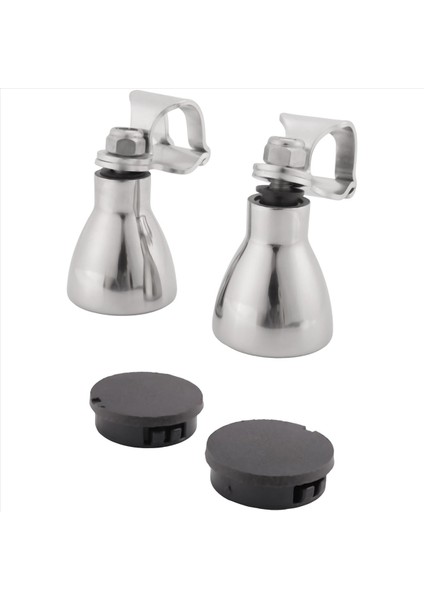 2 Set 316 Paslanmaz Çelik Tekne Düz Üst Direksiyon Simidi Düğüm Direksiyon Simidi Tekne Aksesuarları Için Düğme Deniz (Yurt Dışından) fiyatları