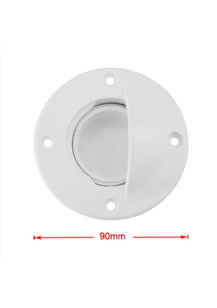 8x Evrensel Beyaz Naylon Deniz Teknesi Transom Güverte Montaj Drenaj Scupper Valf Vidalı Kapak Bung Durdurucu (Yurt Dışından) fırsatları
