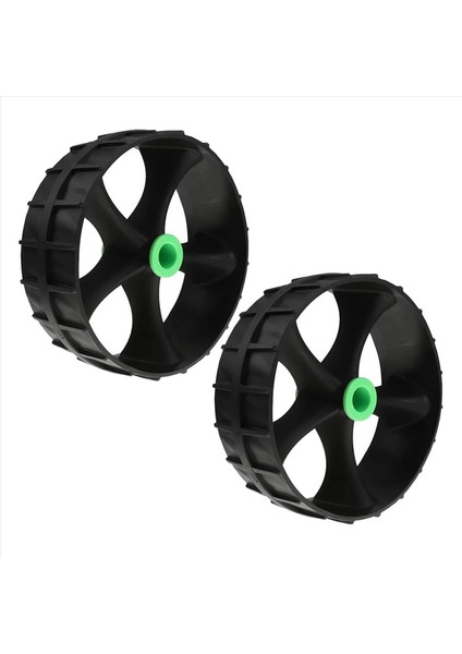 2x Kayık Tekerlek Arabası Sepeti Lastik Güçlü Taşıyan Yedek Tekerlekler Yetişkin Çocuklar Sörf (Yurt Dışından)