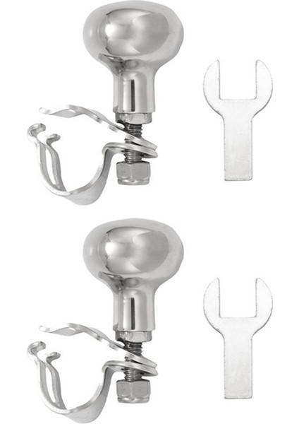 2 Set 316 Paslanmaz Çelik Tekne Direksiyon Simidi Düğmesi Direksiyon Simidi Tekne Aksesuarları Için Düğme Düğmesi Deniz (Yurt Dışından)