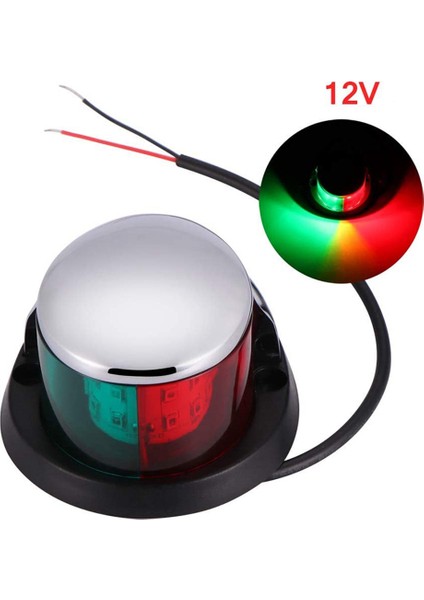 2pcs 12V Gezinme Işıkları LED Çinko Alaşım Yay Işık Deniz Teknesi LED Kırmızı Yeşil Pontoons Yelken Sinyal Işıkları (Yurt Dışından) modelleri