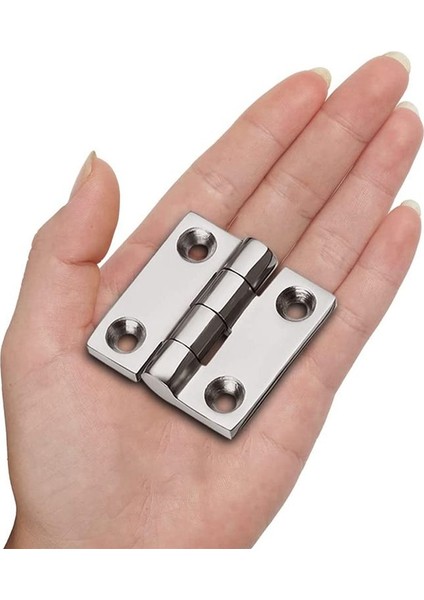 Ağır Hizmet Tipi Paslanmaz Çelik Tekne Menteşeleri Deniz Sınıfı Menteşeler 2 Inç x 2 Inç (50MM x 50 Mm) (4 Adet) (Yurt Dışından) indirimleri